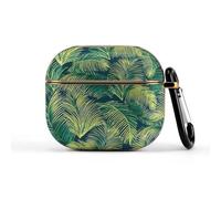 Treer Funda de PC Compatible con AirPods 3 2021 Anti-rasguños Ultradelgada Fundas Protectora de PC para AirPods 3 Auriculares (Tropical 10)