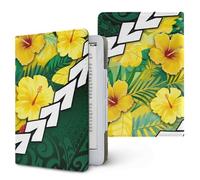 Treer Funda Kindle Compatible con 6-6,8” Kindle Paperwhite, Funda para Pocketbook, E-Book Reader, Universal, Reposo/Despertar Automático, Cierre Magnético, Soporte Plegable (Amarillo)