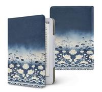 Treer Funda Kindle Compatible con 6-6,8” Kindle Paperwhite, Funda para Pocketbook, E-Book Reader, Universal, Reposo/Despertar Automático, Cierre Magnético, Soporte Plegable (Azul Oscuro)