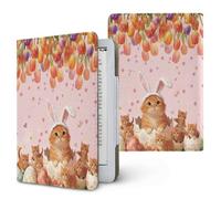 Treer Funda Kindle Compatible con 6-6,8” Kindle Paperwhite, Funda para Pocketbook, E-Book Reader, Universal, Reposo/Despertar Automático, Cierre Magnético, Soporte Plegable (Rosa,OneSize)