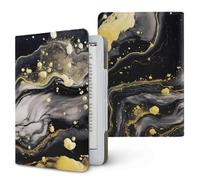Treer Funda Kindle Compatible con 6-6,8” Kindle Paperwhite, Funda para Pocketbook, E-Book Reader, Universal, Reposo/Despertar Automático, Cierre Magnético, Soporte Plegable (Negro)