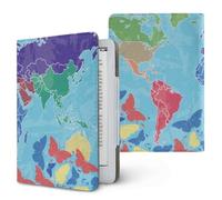 Treer Funda Kindle, Compatible con 6,8”-7” Kindle Paperwhite Funda para Pocketbook E-Book Reader, con Kindle Oasis 3, Reposo/Despertar Automático, Cierre Magnético (Azul Marino1)