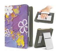 Treer Funda Kindle Compatible con 6,8”-7” Kindle Paperwhite, Funda para Pocketbook, E-Book Reader, Universal, Reposo/Despertar Automático, Cierre Magnético, Soporte Plegable (Morado,OneSize)