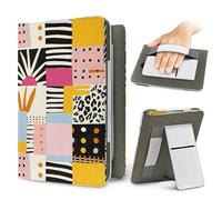 Treer Funda Kindle Compatible con 6,8”-7” Kindle Paperwhite, Funda para Pocketbook, E-Book Reader, Universal, Reposo/Despertar Automático, Cierre Magnético, Soporte Plegable (Multicolores,OneSize)