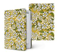 Treer Funda Kindle Compatible con 6,8”-7” Kindle Paperwhite, Funda para Pocketbook, E-Book Reader, Universal, Reposo/Despertar Automático, Cierre Magnético, Soporte Plegable (Amarillo,OneSize)