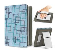 Treer Funda Kindle Compatible con 6,8”-7” Kindle Paperwhite, Funda para Pocketbook, E-Book Reader, Universal, Reposo/Despertar Automático, Cierre Magnético, Soporte Plegable (Azul Claro,OneSize)