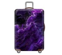 Treer Funda Maleta Cabina Grande Mediana Pequeño S/M/L/XXL, Fundas Maletas de Viaje con Cremallera Elástica Prueba de Arañazos y Polvo Protectora de 18-32 Pulgadas (Arenas movedizas artísticas 1,L)