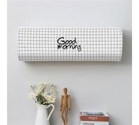 Treer Funda para Aire Acondicionado Interior, Funda para Aire Acondicionado Pared Elástico Antipolvo para Pared Montaje Unidades Split Interior AC Cubiertas (1P,Buenos días)
