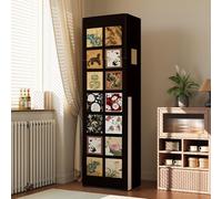 Treer Funda para Aparato de Aire Acondicionado de Suelo Interior, Cubierta de Aire Acondicionado de Suelo Elástico Todo incluido Antipolvo Housses de Protection Lavable (Estilo chino 3,170x50x30cm)