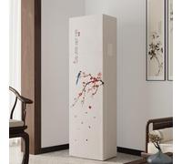 Treer Funda para Aparato de Aire Acondicionado de Suelo Interior, Cubierta de Aire Acondicionado de Suelo Elástico Todo incluido Antipolvo Housses de Protection Lavable (Perro adorable 4,175x53x33cm)