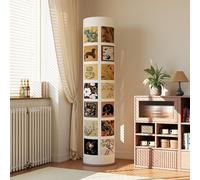 Treer Funda para Aparato de Aire Acondicionado de Suelo Interior, Cubierta de Aire Acondicionado de Suelo Elástico Todo incluido Antipolvo Housses de Protection Lavable (Arte retro 4,175x38cm)