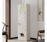 Treer Funda para Aparato de Aire Acondicionado de Suelo Interior, Cubierta de Aire Acondicionado de Suelo Elástico Todo incluido Antipolvo Housses de Protection Lavable (Rosas doradas,170*50*30cm)