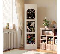 Treer Funda para Aparato de Aire Acondicionado de Suelo Interior, Cubierta de Aire Acondicionado de Suelo Todo incluido Antipolvo Housses de Protection Lavable (Estilo estético 10,180x55x35cm)