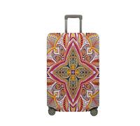 Treer Funda para Maletas,Elástica Funda Maleta,Luggage Cover con Cremallera,Cubierta Equipaje de Viaje de 18-32 Pulgadas,Estampados Exóticos Trolley Case Funda de Anti-Polvo (Flor,M)