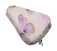 Treer Funda Sillin Bicicleta, Cubre Cojín del Asiento de Bicicleta Antipolvo Funda Protector Cubierta de Asiento para Bici Estatica, Carretera, Montaña y Urbana (Mariposa de la Moda 11,4PCS)