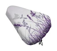 Treer Funda Sillin Bicicleta, Cubre Cojín del Asiento de Bicicleta Antipolvo Funda Protector Cubierta de Asiento para Bici Estatica, Carretera, Montaña y Urbana (Mariposa de jardín,2PCS)