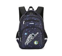 Treer Mochila Escolar Fútbol 3D, Escolar Mochila Niños/Niñas, Mochila Niño 6-16 Años, Mochila Colegio para Alumnos de Preescolar, Primaria y Secundaria (16”,Cosmos)