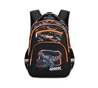 Treer Mochila Escolar Fútbol 3D, Escolar Mochila Niños/Niñas, Mochila Niño 6-16 Años, Mochila Colegio para Alumnos de Preescolar, Primaria y Secundaria (16”,Dinosaurio Robot)