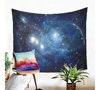 Treer Pared Tapiz Decorativo Tapices Cielo Estrellado Multiusos Decoración para el Hogar Dormitorios Manta Playa (92x64cm,interestelar)