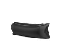 Treer Sofa Hinchable Portátil, 150x88cm Sofá Inflable para Exteriores, Impermeable, Ultraligera, Anti Fugas De Aire, para Fiestas, Camping, Playa, Viajes (Negro,1)