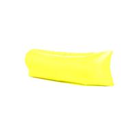 Treer Sofa Hinchable Portátil, 180x88cm Sofá Inflable para Exteriores, Impermeable, Ultraligera, Anti Fugas De Aire, para Fiestas, Camping, Playa, Viajes (Amarillo,1)
