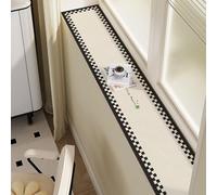 Treer Tapete para Alféizar de Ventana, Tapete Protector para Alféizar de Ventana - Estilo Nórdico Diatomeas Absorbente y Antideslizante Lavable para Ventanales y Balcones (Cuadros,30x150cm)