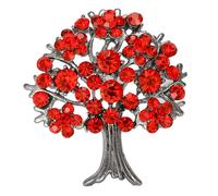 Trees of Life - Broche de cierre seguro multiusos con diseño de árboles de la vida, adorno delicado para solapa, accesorio de armario femenino, talla única, como se describe