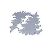 Trees - Troqueles de corte de metal para álbumes de recortes, tarjetas de papel, plantillas de corte de metal