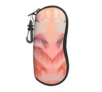 Trees Under The Setting - Funda de neopreno suave para gafas de sol con cremallera, duradera, portátil, para hombres y mujeres