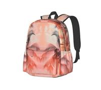 Trees Under The Setting Sun - Mochila ligera para viajes, senderismo, viajes diarios, negocios, mochila rosa para laptop para hombres y mujeres