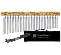TreeWorks Chimes tre35 Bar timbre, fila Wind Chimes, hecho en los EE. UU. (Demo Video)