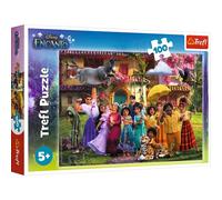 Trefl 100 Elementos Colores con los héroes del Cuento Nuestro mágico Encanto, diversión para niños a Partir de 5 años Puzzle, Magia Espera (16445)