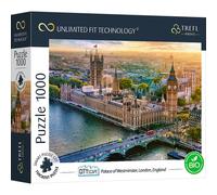 Trefl-1000 Piezas, Bio, Londres, Inglaterra, Palacio, Entretenimiento para Adultos Y Niños Mayores De 12 Años, Color uft Puzzle Cityscape: Palace of Westminster, London, England, 1000 (10705)