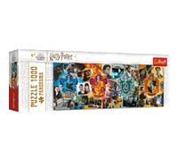 Trefl 1000 Piezas, Rompecabezas de Personajes de Películas, Bricolaje, Entretenimiento Creativo para Adultos y Niños Mayores de 12 Años Puzzle, Color Harry Potter Las Cuatro Casas de Hogwarts (29051)