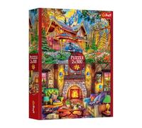 Trefl 2 en 1: Excursión a la montaña-2 x 500 Piezas-Set de Dos Puzzles, DIY, Entretenimiento Creativo, para Adultos y niños a Partir de 10 años, Multicolor (37534)