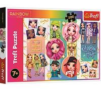 Trefl 200 Elementos-Rompecabezas Colorido con Personajes de Cuentos de Rainbow High, Entretenimiento Creativo, Diversión para niños a Partir de 7 años Puzzle, Color Amistad (13289)