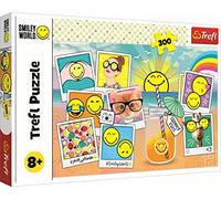 Trefl 300 Piezas-Sonrisa, Emotes, Sol, Colorido, Entretenimiento Creativo, Diversión para Niños a Partir de 8 años Puzzle, Color World, Smiley de Vacaciones (23019)