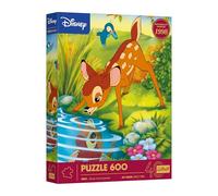 Trefl - 40 Aniversario de Trefl: Disney, Bambi - Puzle de 600 Piezas - Rompecabezas con los Personajes de Las películas clásicas, Tanto para Adultos como para niñas y niños a Partir de 14 años