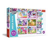 Trefl 90353 - Puzzle para niños a Partir de 4 años, diseño de My Little Pony de 20 a 48 Piezas, 10 Juegos