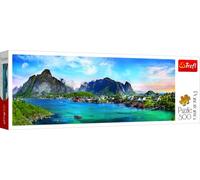 Trefl 916 29500 EA 500 Teile, Panorama, Premium Quality, für Erwachsene und Kinder AB 10 Jahren 500pcs Lofoten Archipelago Norway, Coloured