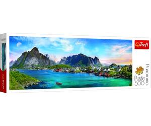 Trefl 916 29500 EA 500 Teile, Panorama, Premium Quality, für Erwachsene und Kinder AB 10 Jahren 500pcs Lofoten Archipelago Norway, Coloured