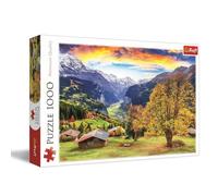 Trefl Aldea Pintoresca en los Alpes-Puzle de 1000 Piezas-Rompecabezas DIY con Paisaje, Entretenimiento Creativo, para Adultos y Niños Mayores de 12 años, Multicolor (10775)