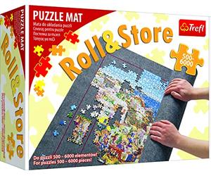 Trefl - Alfombrilla para rompecabezas, 500-6000 piezas - Para transportar y guardar rompecabezas, alfombrilla con fuerte velcro, tamaño grande, para rompecabezas de hasta 136x96 cm