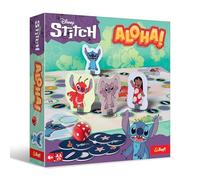 Trefl - Aloha!, Lilo&Stitch - Juego de Mesa Familiar con Personajes de Cuentos de Hadas, Juego rápido para Toda la Familia, Juego Familiar para Adultos y niños a Partir de 4 años.