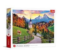 Trefl - Alpes bávaros en otoño - 2000 Piezas - Rompecabezas DIY, Entretenimiento Creativo, Rompecabezas clásicos para Adultos y niños a Partir de 14 años