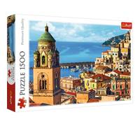 Trefl 1500 Elementos-Viajes, Paisaje de Vacaciones, DIY, Entretenimiento Creativo, Diversión, Clásicos para Adultos y Niños a Partir de 12 Años Puzzle, Color Amalfi, Italia (26201)