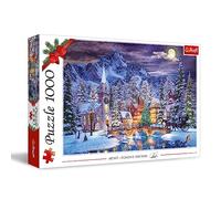 Trefl Ambiente 1000 Piezas-Rompecabezas navideño, La Magia de la Navidad, Pueblo de montaña, Invierno, Puzle clásico para Adultos y niños a Partir de 12 años, Multicolor (10629)