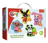 Trefl Amigos, Conejo Bing, de 3 a 6 Piezas, 4 Conjuntos, para niños a Partir de 2 años Puzzle, Color, pequeño (36085)