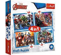 Trefl- Avengers 4 in 1 Puzzle