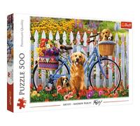 Trefl - Aventura Canina - Puzzle 500 Elementos - Puzzle de Animales, Perros, DIY, Entretenimiento Creativo, Diversión, Puzzles Clásicos para Adultos y Niños a Partir de 10 Años